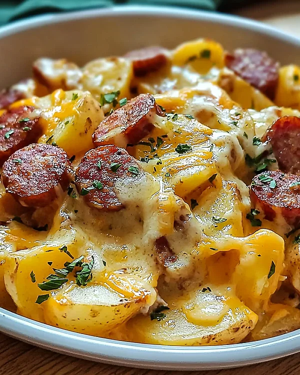 Cheesy Ranch Potatoes and Smoked Sausage 3 Smoked Sausage Recipes