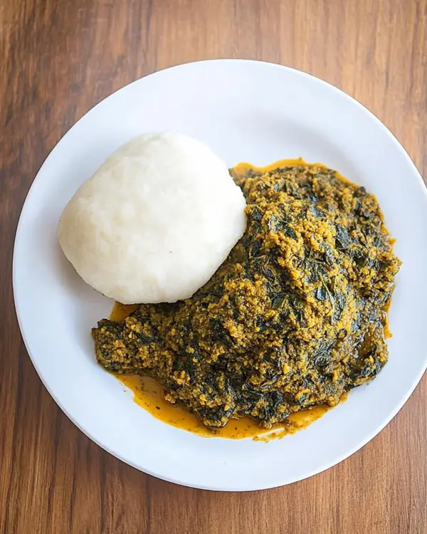 West African Egusi Soup with Fufu 3 Soup For Fufu