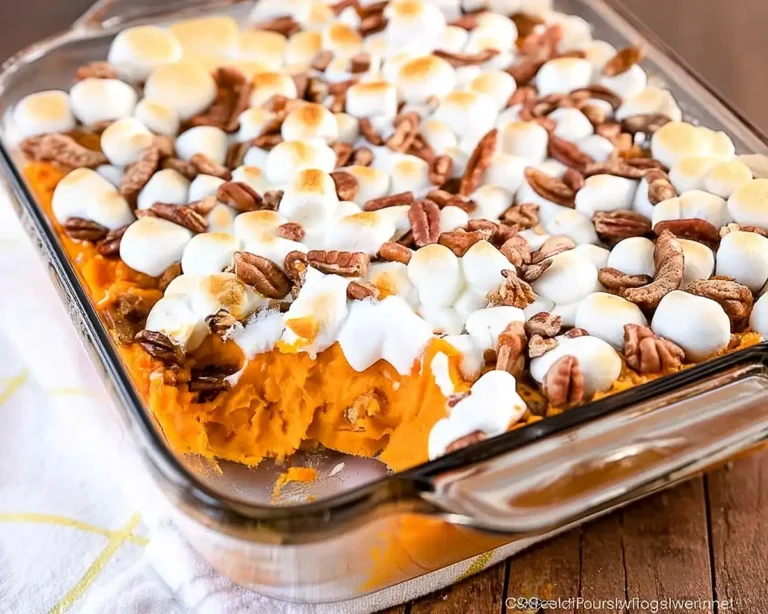 Sweet Potato Casserole with Marshmallows