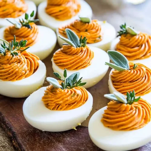 Thanksgiving Deviled Eggs