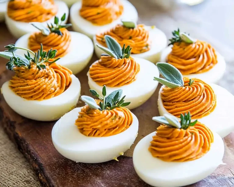 Thanksgiving Deviled Eggs