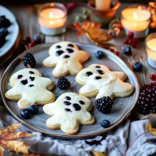 Vegan Blueberry Ghost Hand Pies 4 Vegan Blueberry Ghost Hand Pies