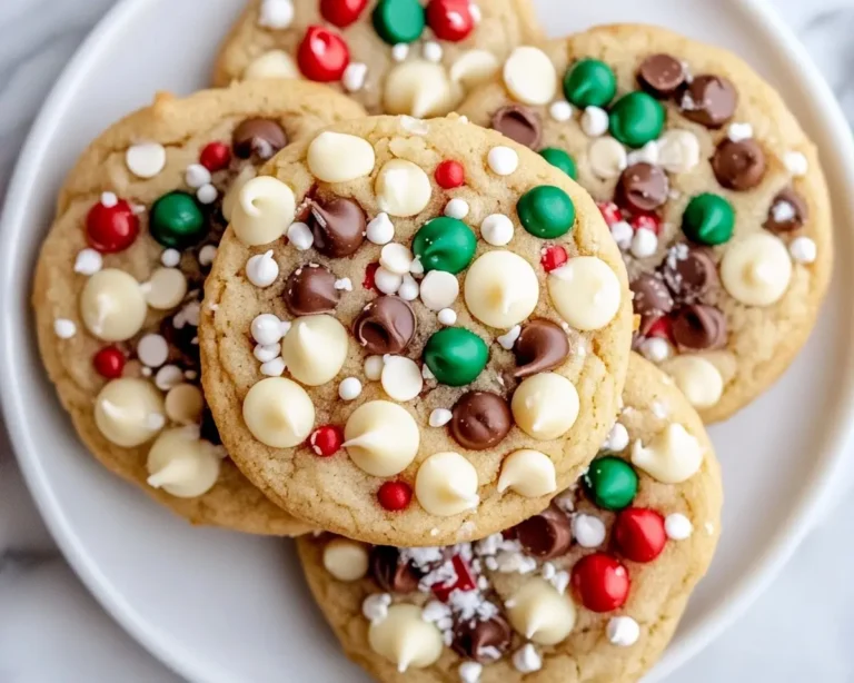 Winter Wonderland Chocolate Chip Christmas Cookies