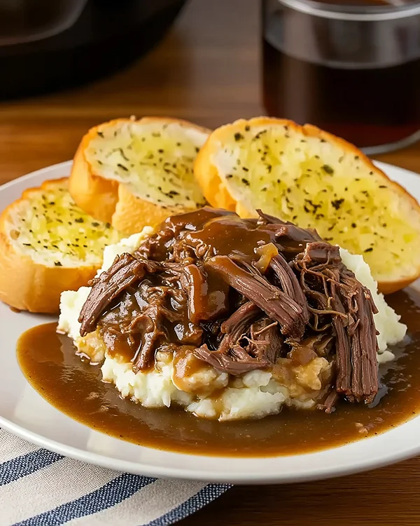 Easy Slow Cooker Beef Manhattan 3 crockpot beef manhattan