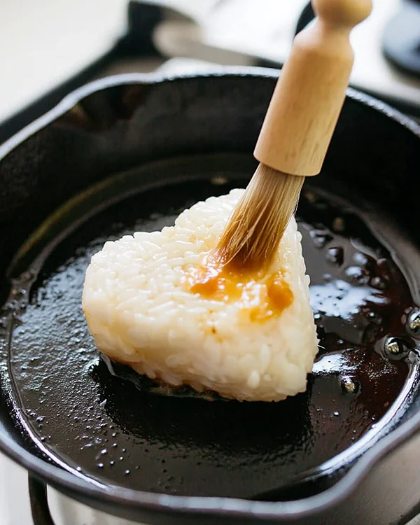 Yaki Onigiri: The Crispy Japanese Rice Ball 3 grilled rice balls