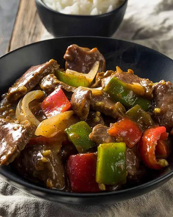 Crock Pot Pepper Steak 3 pepper steak in crockpot