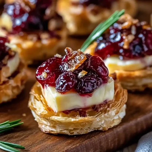 Baked Cranberry Brie Bites 2 Baked Cranberry Brie Bites