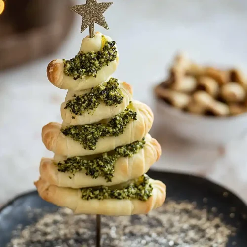 Basil Pesto Cheesy Puff Pastry Christmas Tree 2 Basil Pesto Cheesy Puff Pastry Christmas Tree