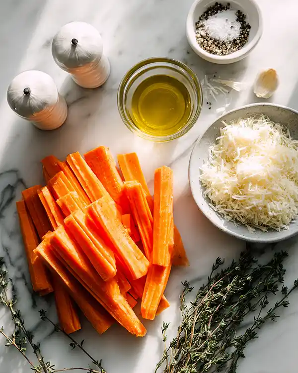 Roasted Garlic and Parmesan Carrots 3 Cheap Christmas Sides