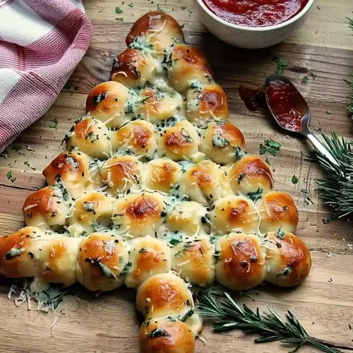 Cheesy Pull Apart Christmas Bread 2 Cheesy Pull Apart Christmas Bread