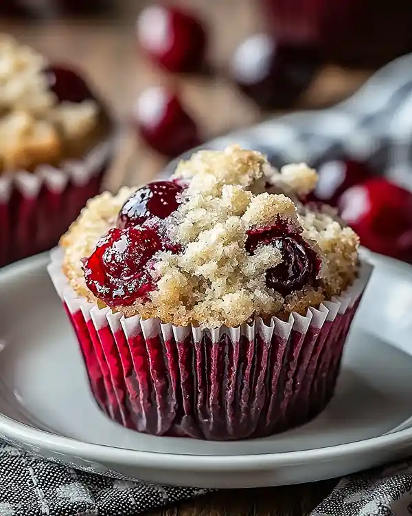 Cherry Cobbler Muffins Recipe 5 Cherry Cobbler Muffins Recipe