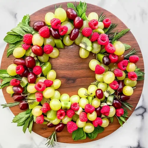 Christmas Fruit Wreath Appetizer