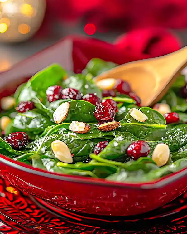 Christmas Cranberry Spinach Salad Recipe 4 Christmas Salad Recipes