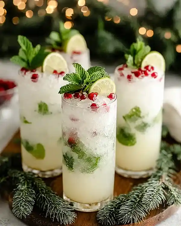 White Christmas Mojitos 4 Christmas Specialty Cocktails