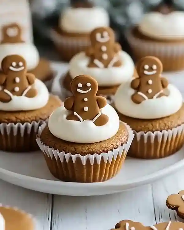 No-Bake Gingerbread Cheesecake Cups 4 Cute Christmas Deserts Ideas