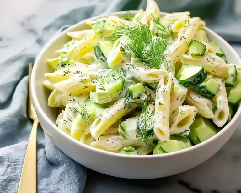 Fresh Cucumber Pasta Salad