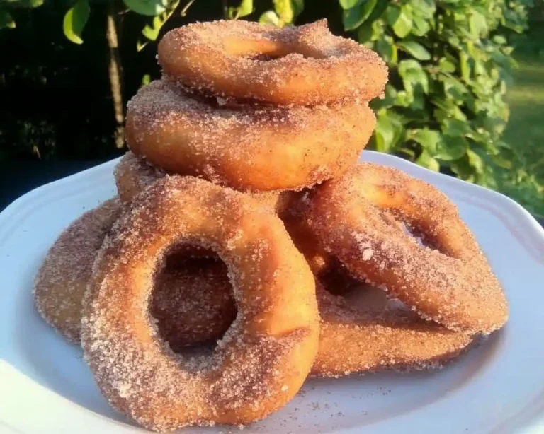 Fried Apple Cinnamon Rings