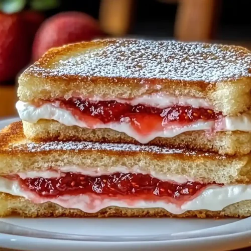 Fried Strawberry Cheesecake Sandwiches