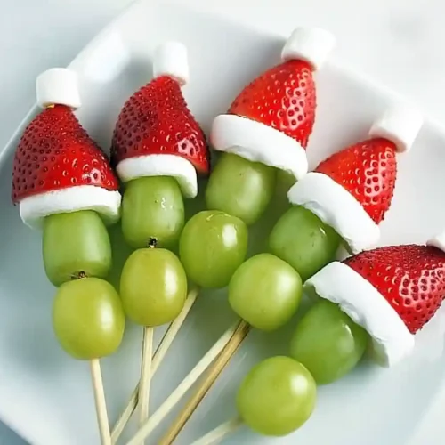 Grinch Fruit Sticks 2 Grinch fruit sticks