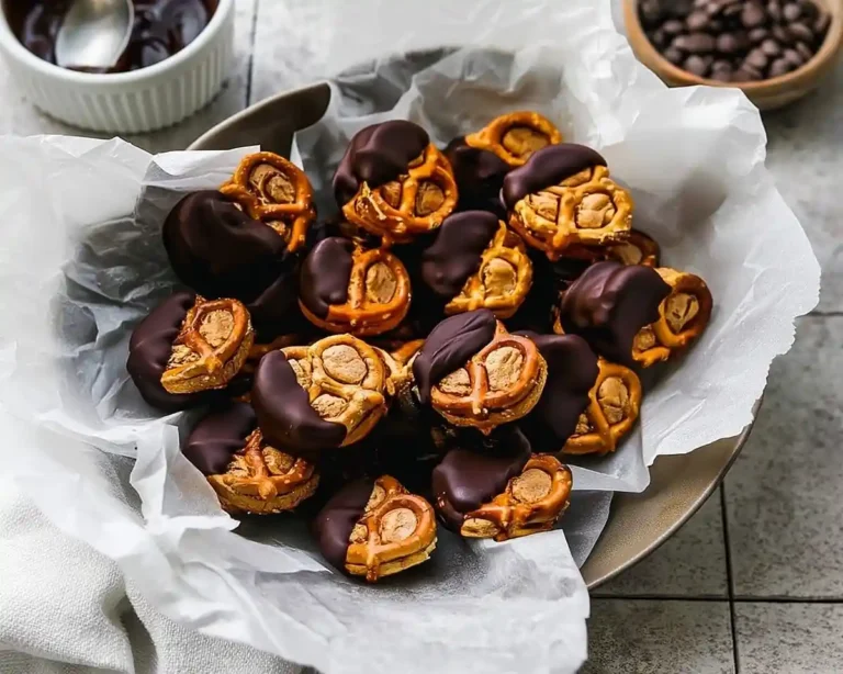 Healthy Peanut Butter Pretzel Bites