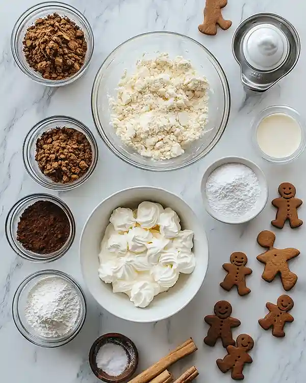 No-Bake Gingerbread Cheesecake Cups 3 Holiday Party Desserts Easy