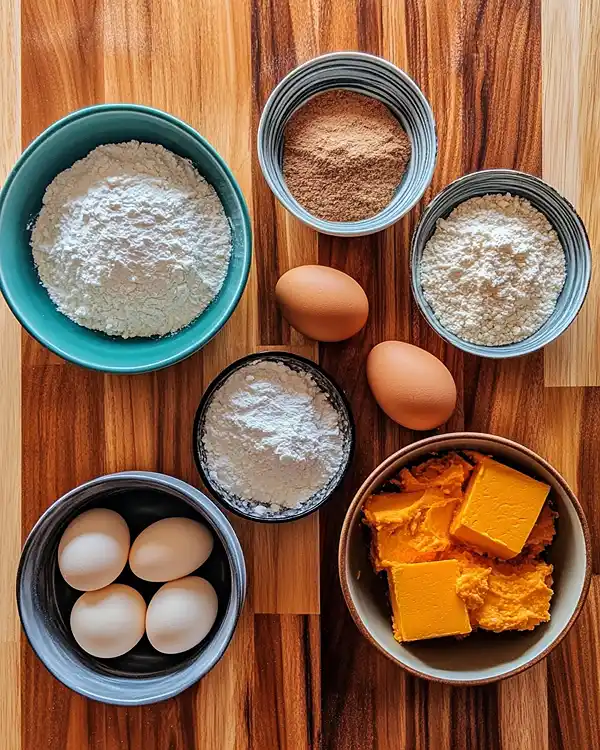 Ingredients for pie cookies dessert