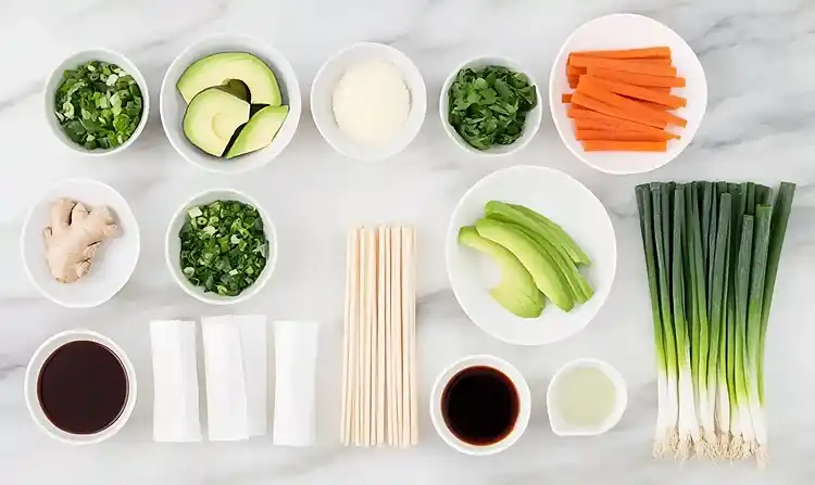 Delicious Korean Noodles 4 Main ingredients for Korean Noodles