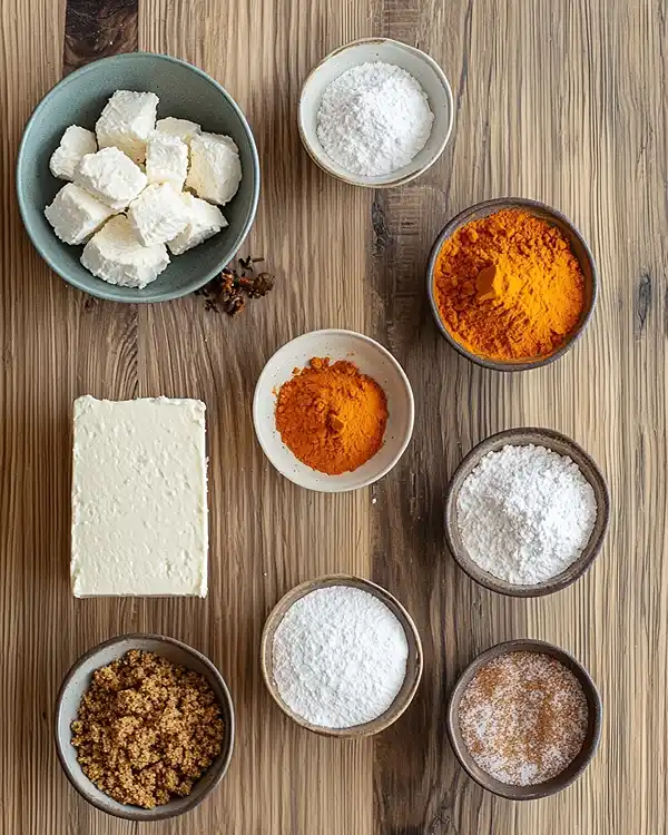No Bake Pumpkin Cheesecake Balls 2 Main ingredients for No Bake Pumpkin Cheesecake Balls