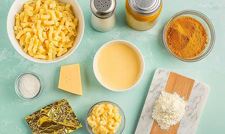 Main ingredients for Tini's Mac and Cheese