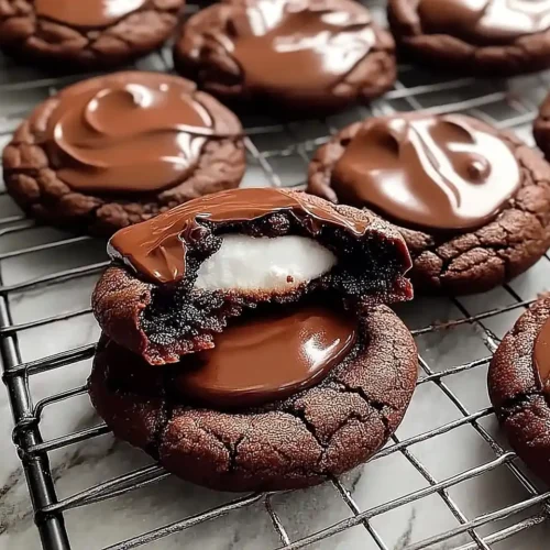 Marshmallow Hot Cocoa Surprise Cookies Recipe