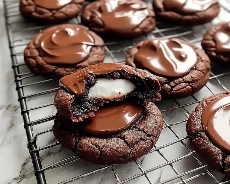 Marshmallow Hot Cocoa Surprise Cookies Recipe