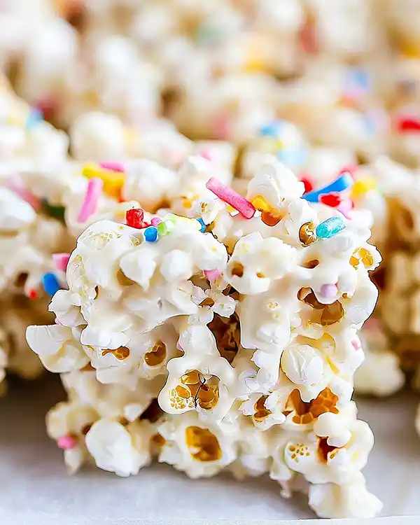 Funfetti Marshmallow Popcorn Recipe 2 Marshmallow Popcorn