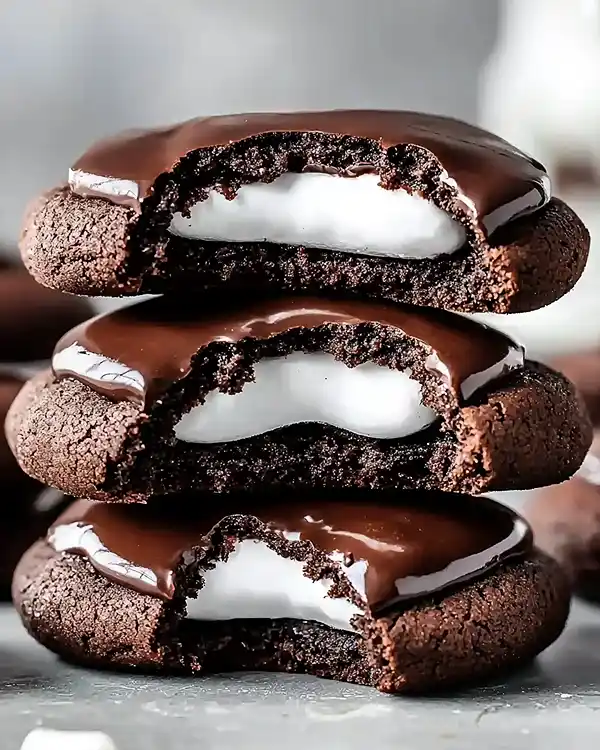 Marshmallow-Surprise Hot Cocoa Cookies