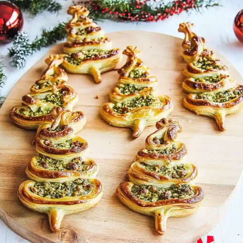 Pesto Puff Pastry Christmas Trees 2 Pesto Puff Pastry Christmas Trees