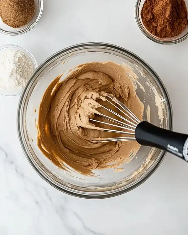 Prepaing Gingerbread Latte Mousse Domes