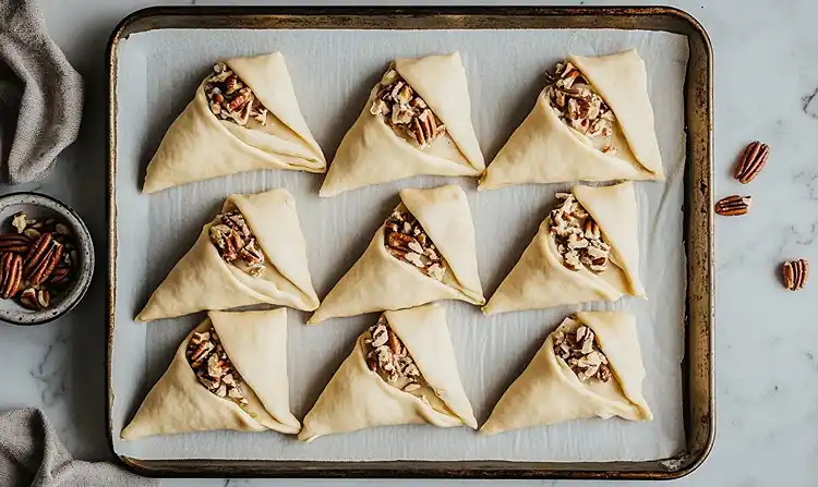 Preparing Crescent Rolls
