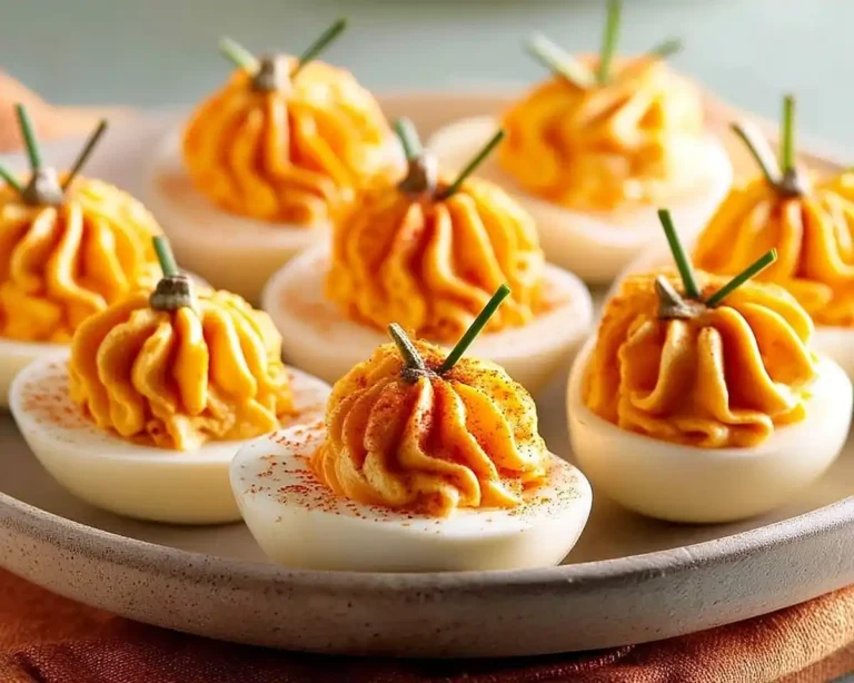 Pumpkin Patch Deviled Eggs