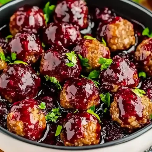 Quick Christmas Cranberry Meatballs 2 Quick Christmas Cranberry Meatballs