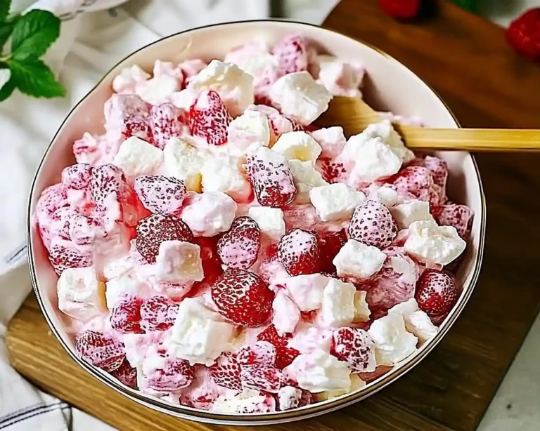 Strawberry Shortcake Fluff Salad