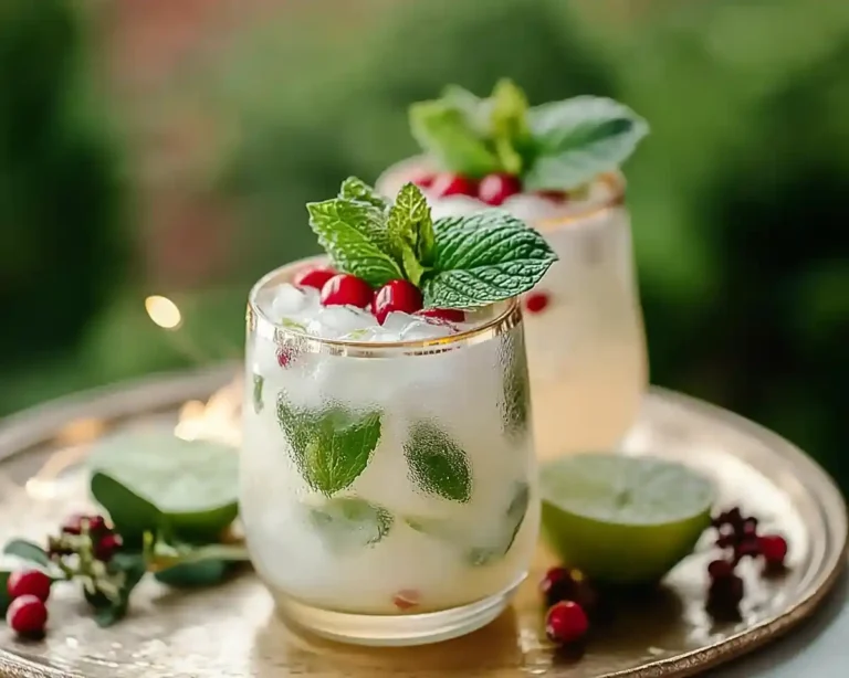 White Christmas Mojitos