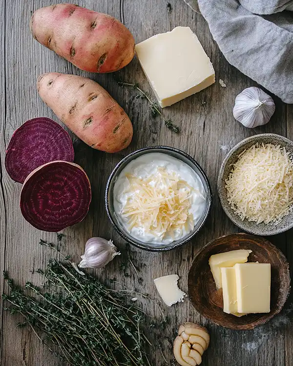 Cheesy Root Vegetable Gratin 3 Root Vegetable Gratin