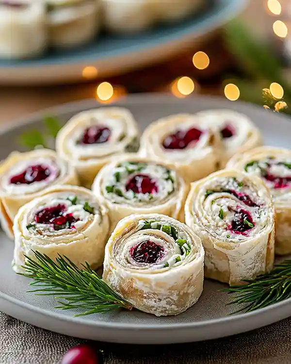 Cranberry Roll Ups 4 easy christmas cranberry roll ups