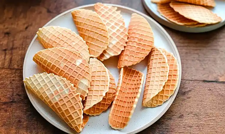 Homemade Choco Tacos Recipe 6 making Waffles for Choco Tacos Recipe