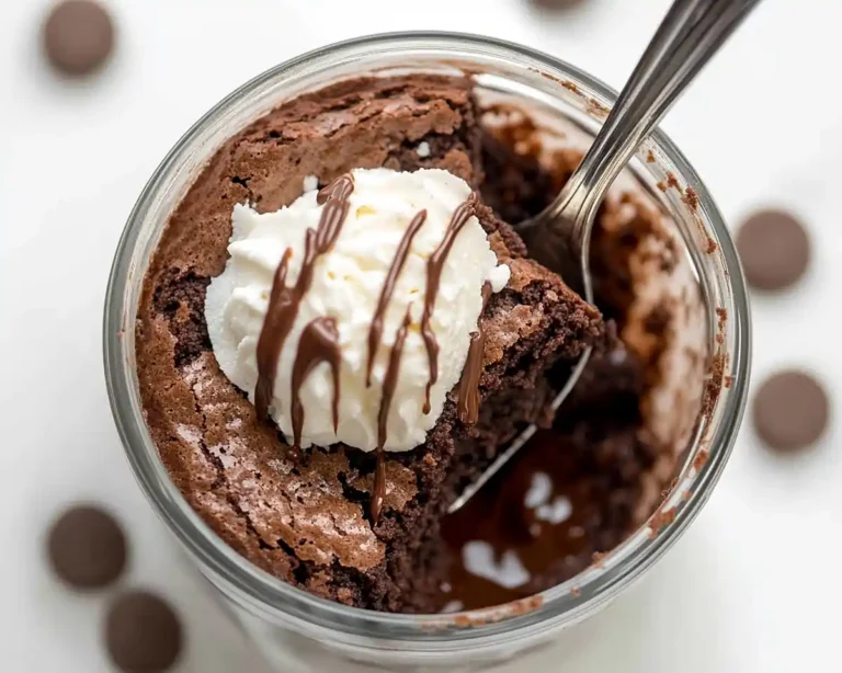 1 Minute Microwave Brownie