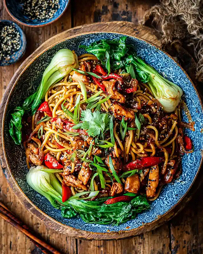 Sticky Garlic Chicken Noodles 2 Asian Inspired Dinner Recipes