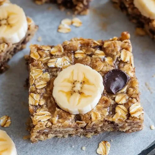 Banana Oatmeal Bars