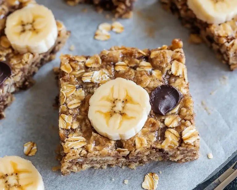 Banana Oatmeal Bars