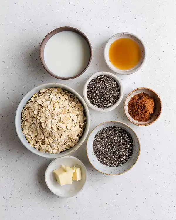 Brown Sugar Overnight Oats Recipe 3 Brown Sugar Overnight Oats Ingredients