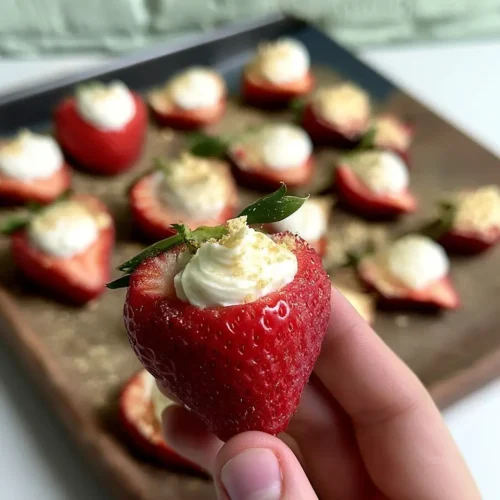 Cheesecake Deviled Strawberries