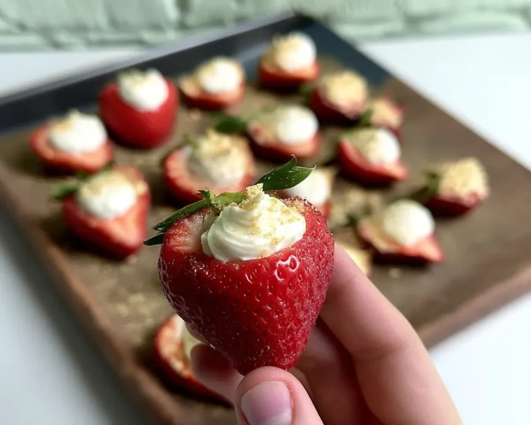 Cheesecake Deviled Strawberries
